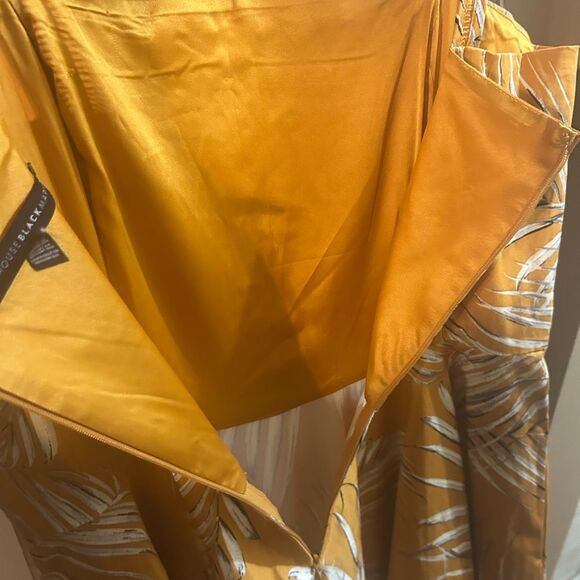 Palm-Print Midi Dress White House Black Market - Picture 14 of 15